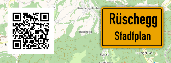 Stadtplan Rüschegg