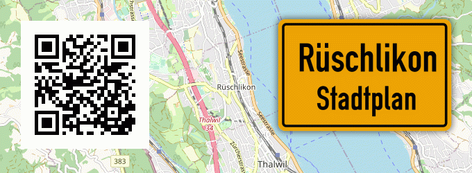 Stadtplan Rüschlikon