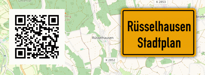 Stadtplan Rüsselhausen