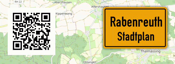Stadtplan Rabenreuth, Oberfranken