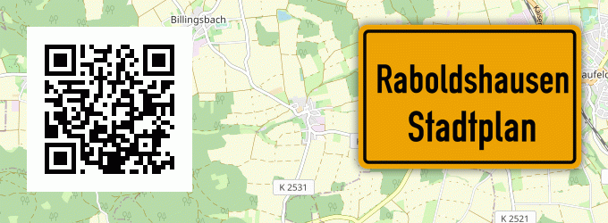 Stadtplan Raboldshausen, Hessen