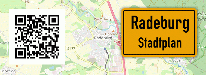 Stadtplan Radeburg