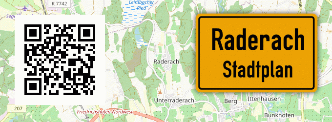 Stadtplan Raderach