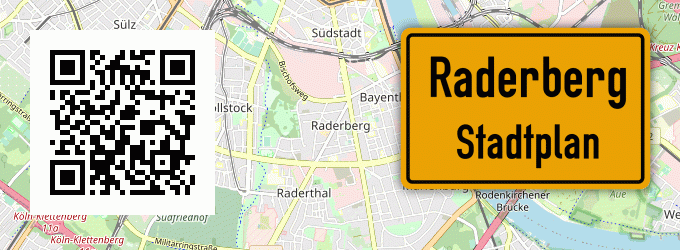 Stadtplan Raderberg