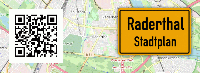 Stadtplan Raderthal