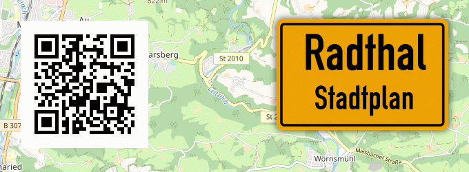 Stadtplan Radthal