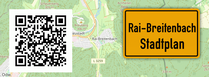 Stadtplan Rai-Breitenbach