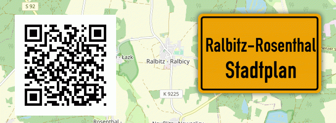 Stadtplan Ralbitz-Rosenthal