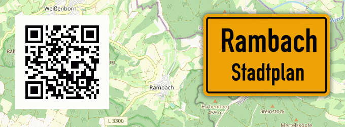 Stadtplan Rambach, Kreis Eschwege