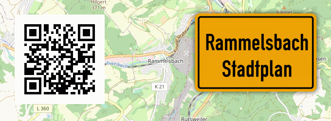 Stadtplan Rammelsbach, Pfalz
