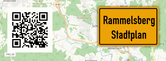 Stadtplan Rammelsberg, Niederbayern
