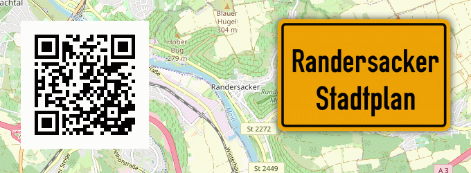 Stadtplan Randersacker