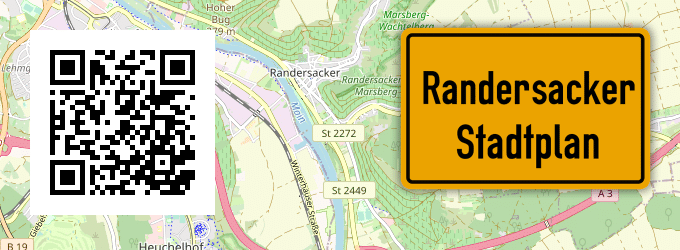Stadtplan Randersacker