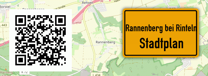 Stadtplan Rannenberg bei Rinteln