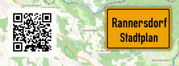 Stadtplan Rannersdorf, Kreis Landau an der Isar