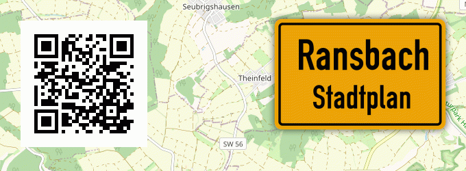 Stadtplan Ransbach, Kreis Hersfeld