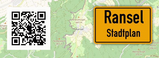 Stadtplan Ransel, Rheingau
