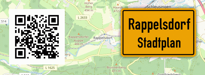 Stadtplan Rappelsdorf