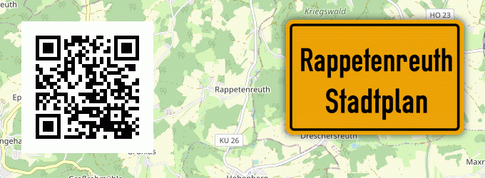 Stadtplan Rappetenreuth