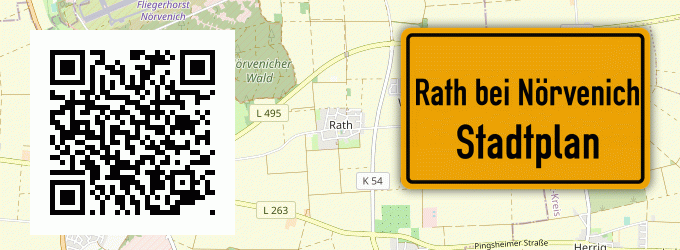 Stadtplan Rath bei Nörvenich