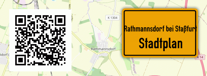 Stadtplan Rathmannsdorf bei Staßfurt