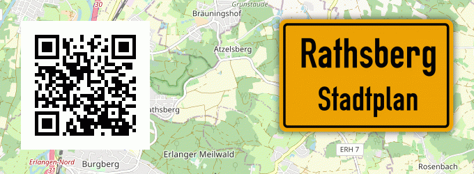 Stadtplan Rathsberg