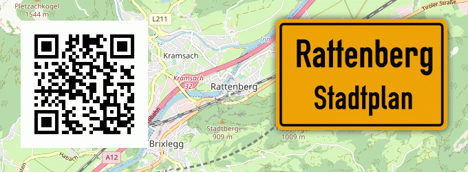 Stadtplan Rattenberg, Markt