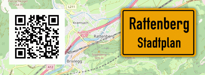 Stadtplan Rattenberg