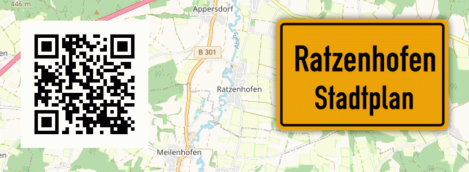 Stadtplan Ratzenhofen, Niederbayern