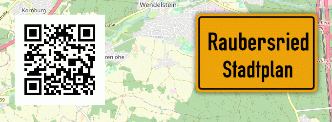 Stadtplan Raubersried, Mittelfranken