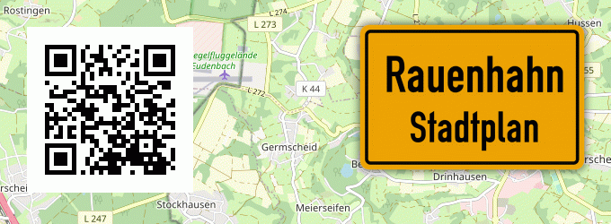 Stadtplan Rauenhahn, Westerwald