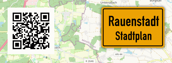 Stadtplan Rauenstadt