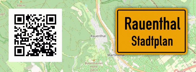 Stadtplan Rauenthal, Rheingau
