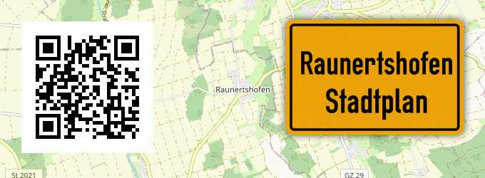 Stadtplan Raunertshofen