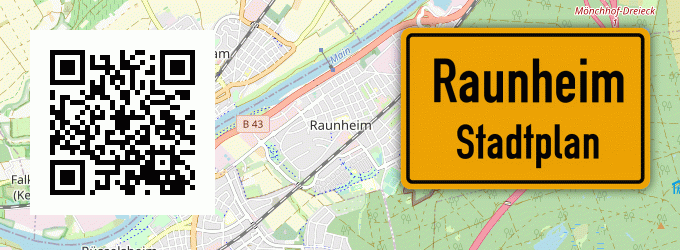 Stadtplan Raunheim