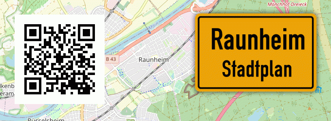 Stadtplan Raunheim
