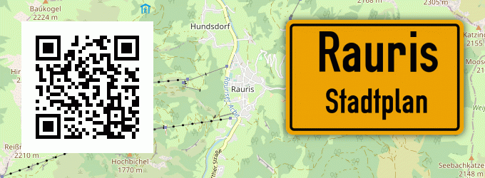 Stadtplan Rauris