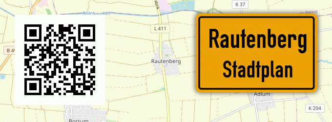 Stadtplan Rautenberg