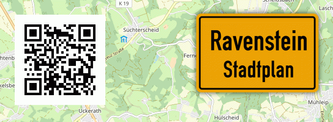 Stadtplan Ravenstein