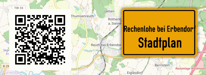 Stadtplan Rechenlohe bei Erbendorf
