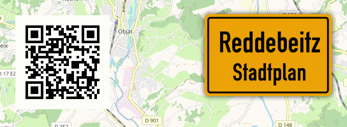 Stadtplan Reddebeitz, Kreis Lüchow-Dannenberg