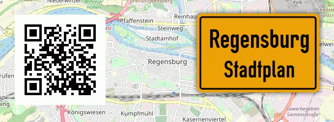 Stadtplan Regensburg