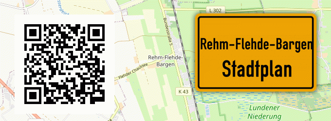Stadtplan Rehm-Flehde-Bargen