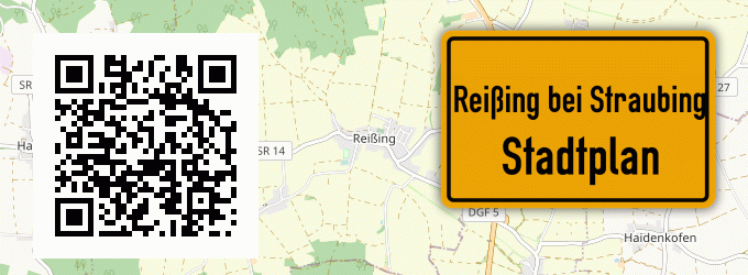 Stadtplan Reißing bei Straubing