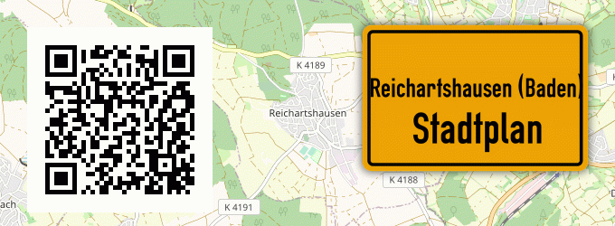 Stadtplan Reichartshausen (Baden)