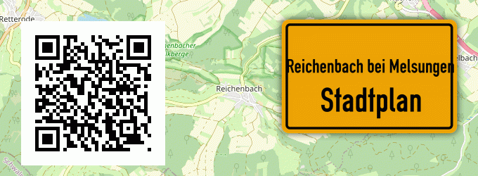 Stadtplan Reichenbach bei Melsungen