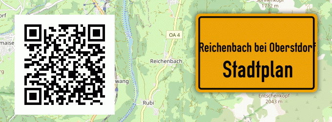 Stadtplan Reichenbach bei Oberstdorf