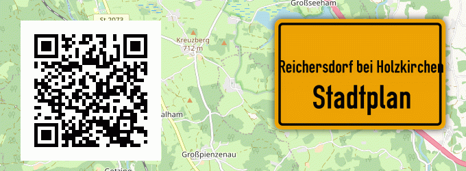 Stadtplan Reichersdorf bei Holzkirchen, Oberbayern