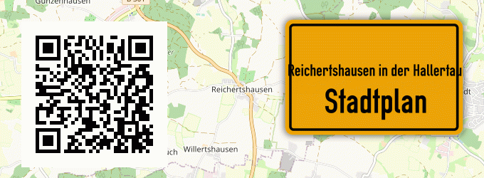 Stadtplan Reichertshausen in der Hallertau