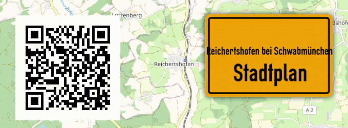 Stadtplan Reichertshofen bei Schwabmünchen